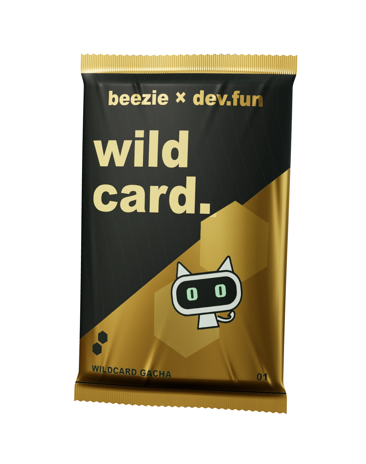 Beezie × dev.fun Wildcard Gacha pack